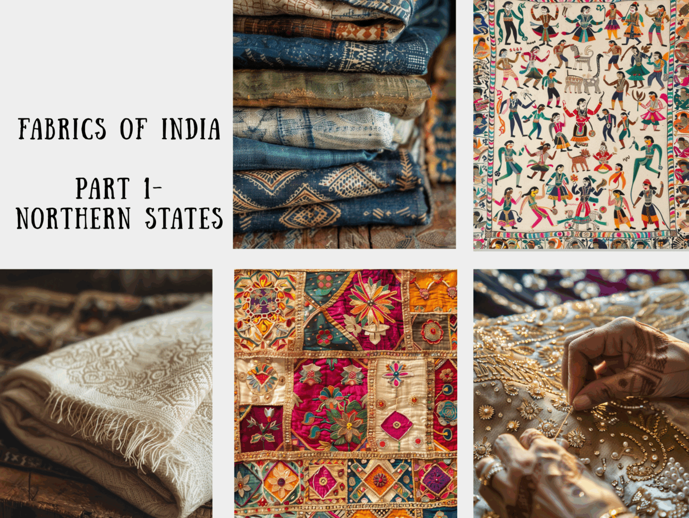 Fabrics of India - Traditional Fabrics of Northern States