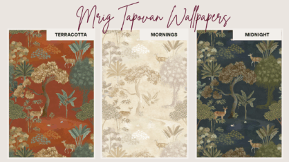 Mrig Tapovan Wallpapers: Where Myth Meets Mural – A Wallpaper That Tells a Story