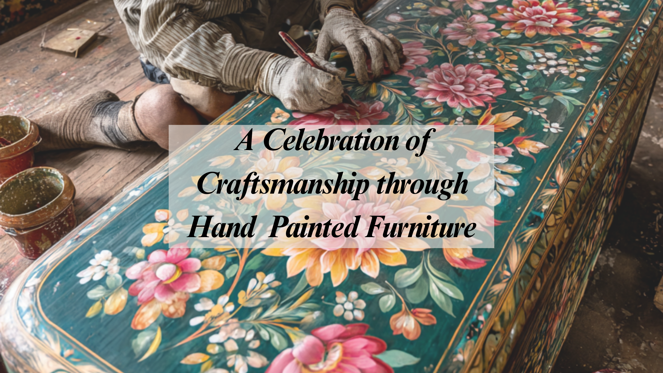 Elevate Your Interiors with Hand-Painted Furniture: A Celebration of Craftsmanship and Style!