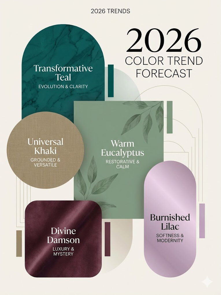 2026 Color Trends: A Thoughtful Palette Shaped by Emotion, Balance, and Meaning